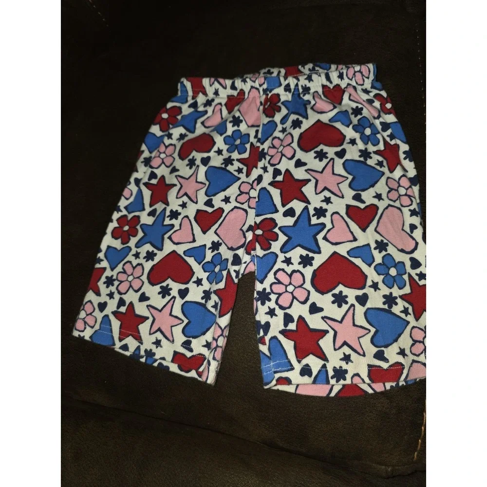 Gymboree gymmies pajamas I love america 4th of july size 8‎